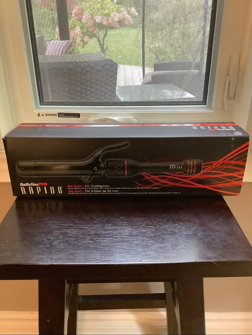 Baby bliss PRO rapido curling iron in box